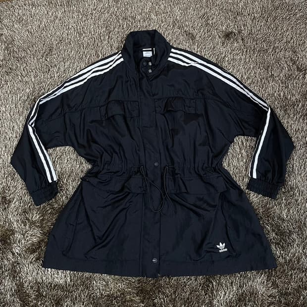 아디다스 ADIDAS 오리지널 윈드브레이커 롱 바람막이 S