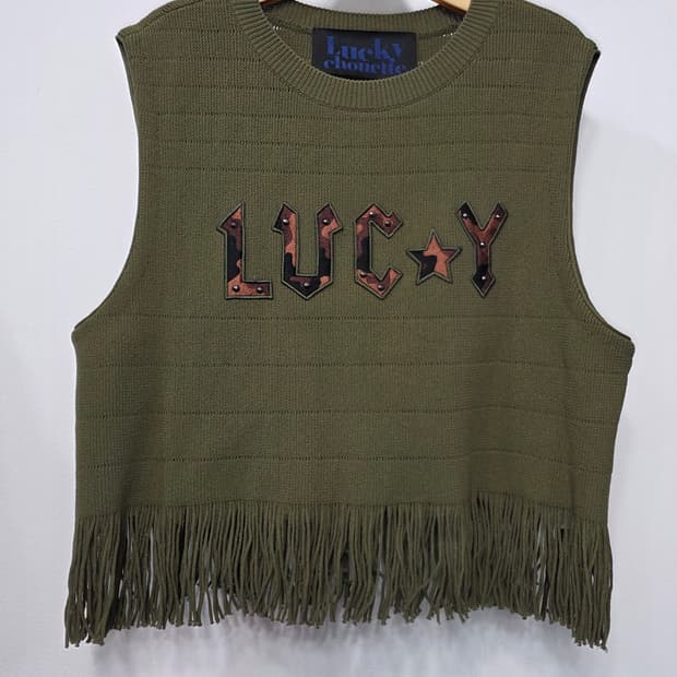 럭키슈에뜨 여성 니트 베스트