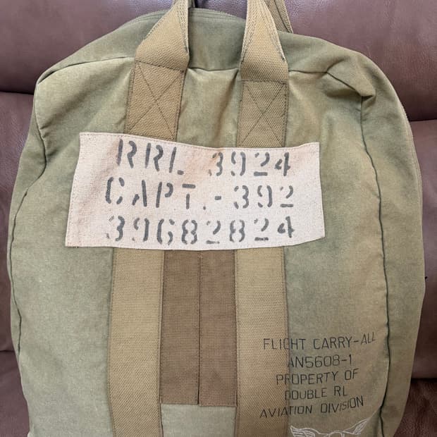 RRL 더블알엘 헬멧백