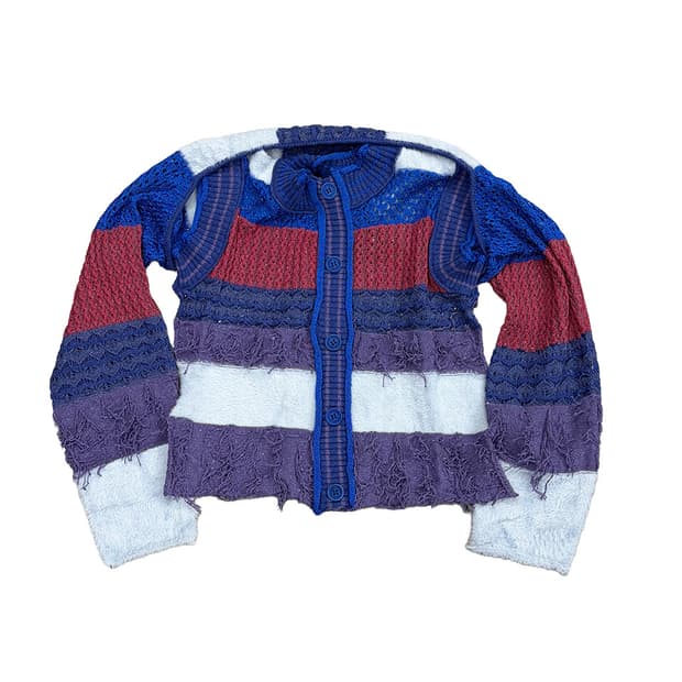 헤븐 키코 코스타디노브 백리스 볼레로 니트