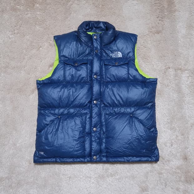 노스페이스 남성 구스 패딩조끼 95 0108