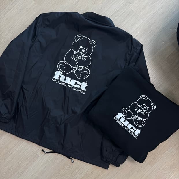 퍽트 FUCT SSDD 2017 S/S O.G. BEAR 코치 자켓