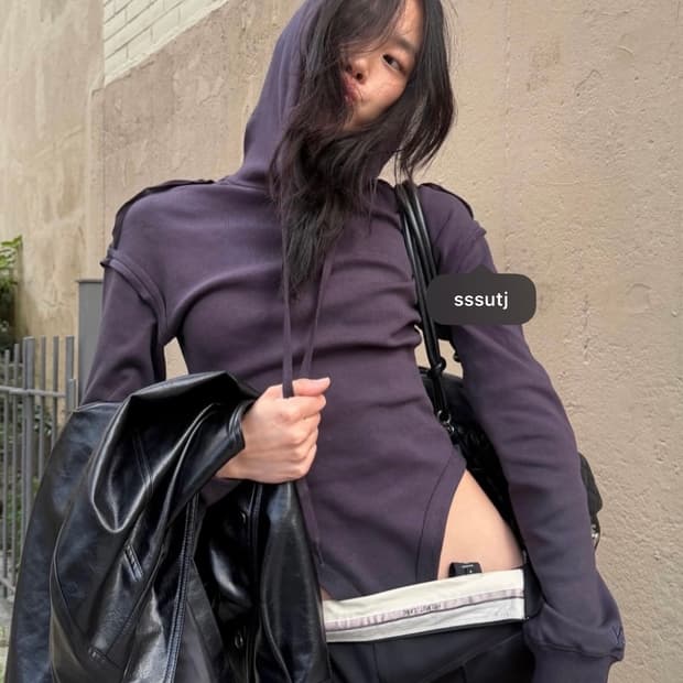 Open yy hoodsuit (navy)