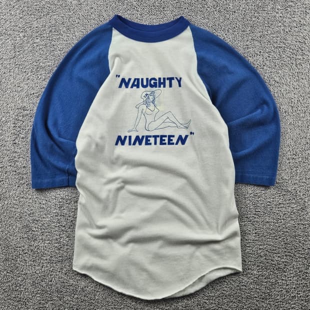 70's USA 러셀 에슬레틱 래글런 롱 슬리브 ( M ) / 11382