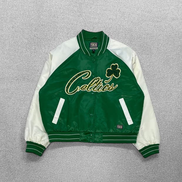G-III 할리우드 컬렉션 우먼스 보스턴 셀틱스 스타디움 자켓 