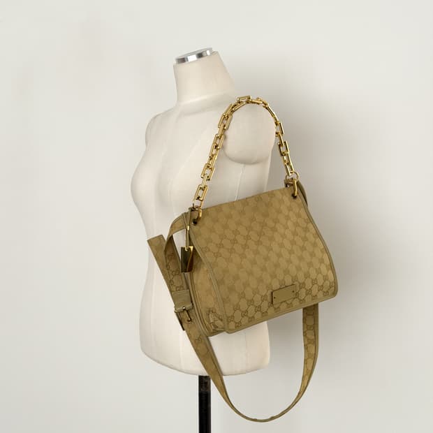 구찌 GG 캔버스 크로스백