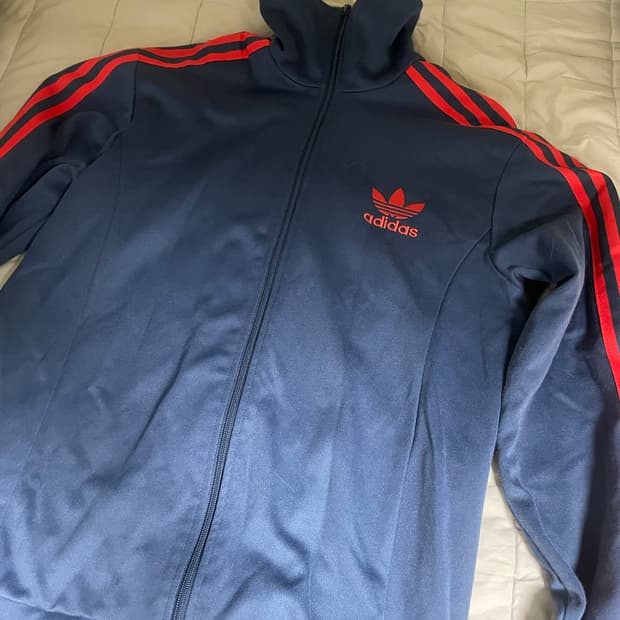 아디다스 네이비 레드 져지
