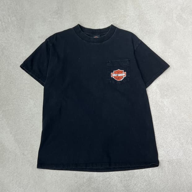 할리데이비슨 포켓 프린팅반팔티 s09903