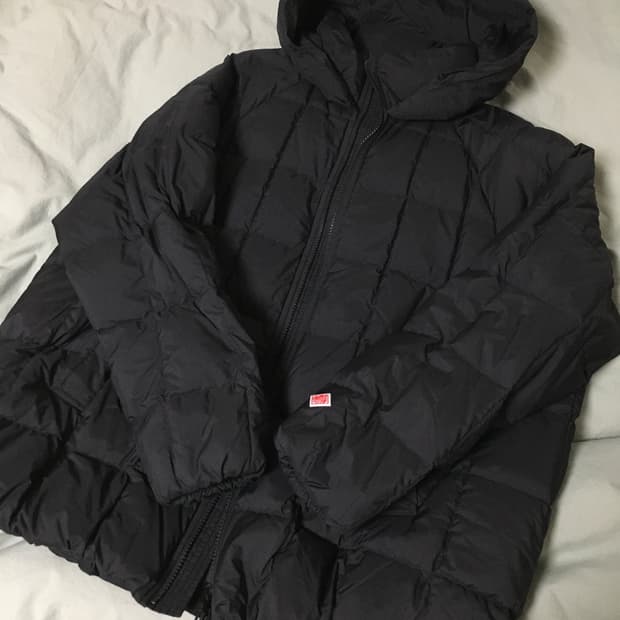 단톤 퀼팅 경량패딩 s사이즈