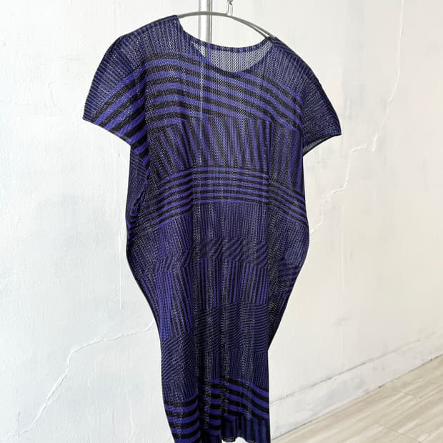 Issey Miyake Pleats Please Purple Top