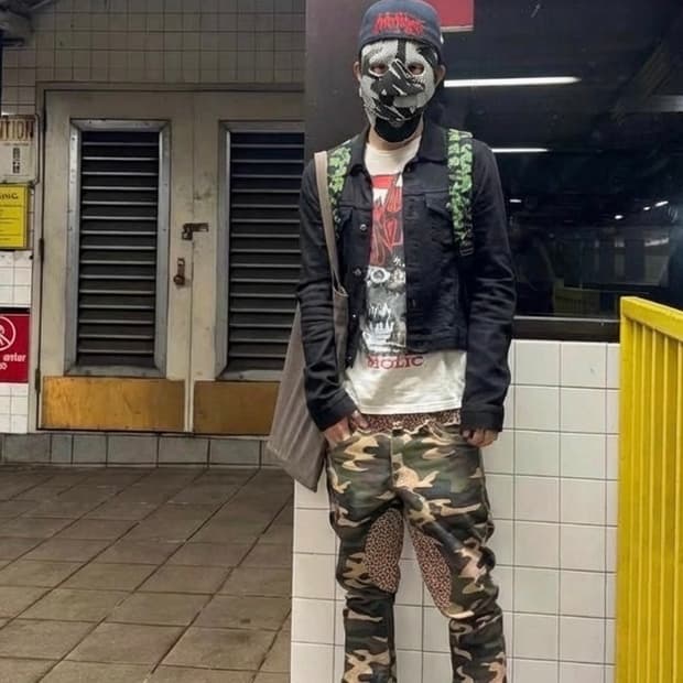 ( 초레어) 신무라야마   x 코자부로 콜라보   캡 마스크