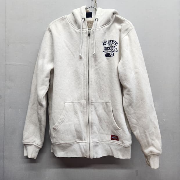 디키즈 로고 자수 후드집업(양털) L(남여공용)