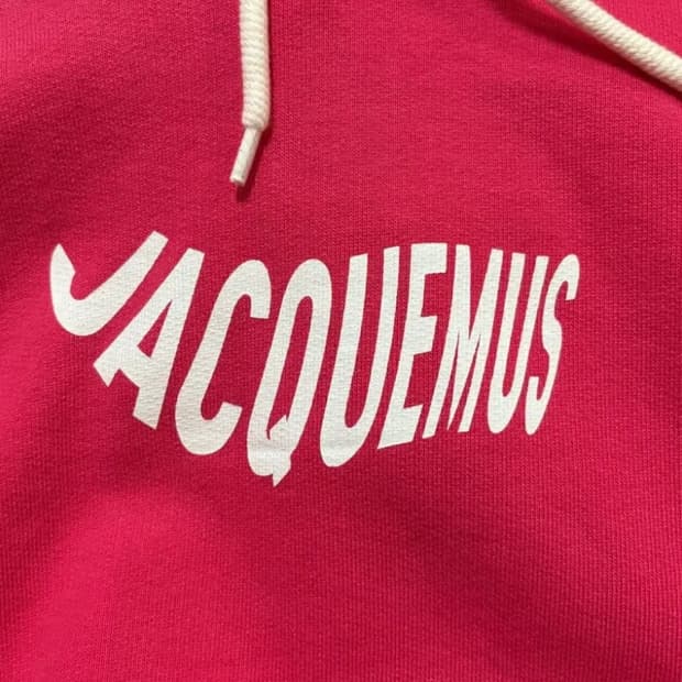 자크뮈스 르 스웨트 후드 핑크