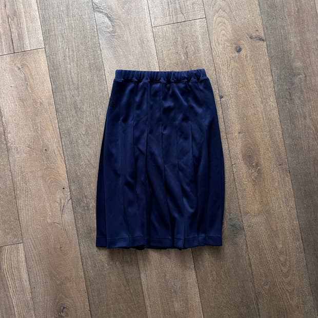 Logo Pleats Skirt