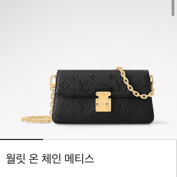 루이비통 월릿 온 체인 메티스