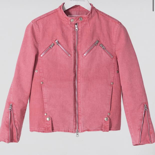 더뮤지엄비지터 라이더 자켓 새상품