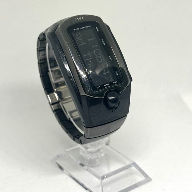 세이코 알바 웹 (SEIKO ALBA Web) 블랙 메탈 디지털 워치