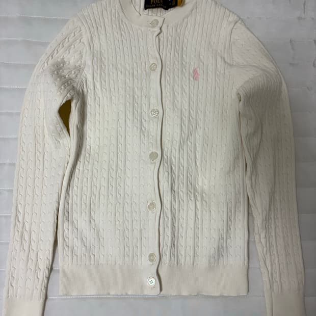 폴로 여성 가디건