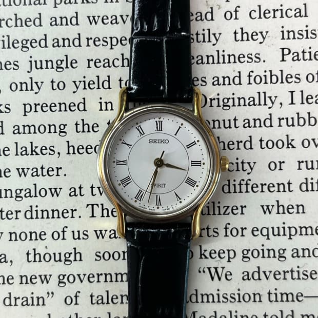 SEIKO SPIRIT 로마자 레이디스 쿼츠 