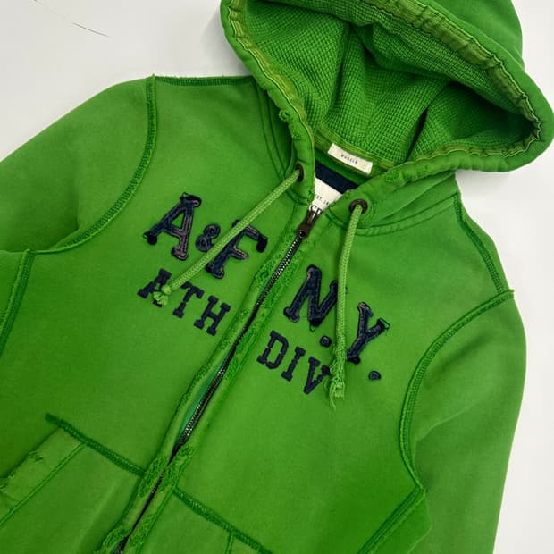 아베크롬비 스펠로고 후드집업 L