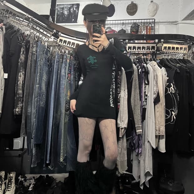 펑크 레터링 롱슬리브