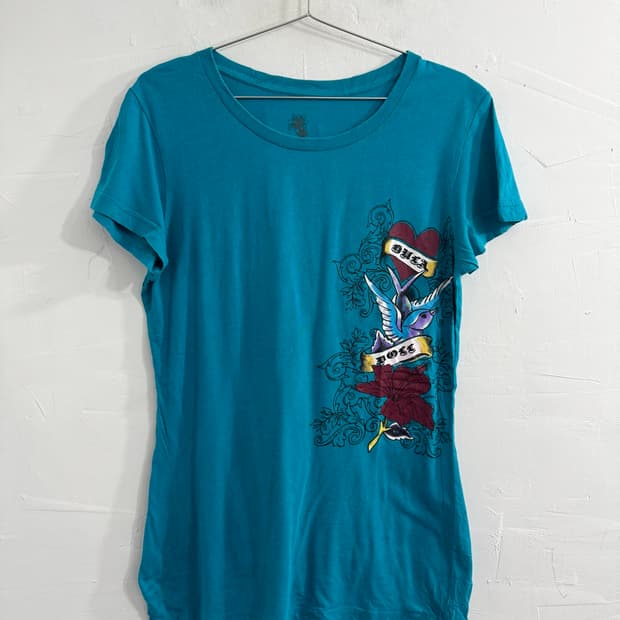 hula doll printing tee