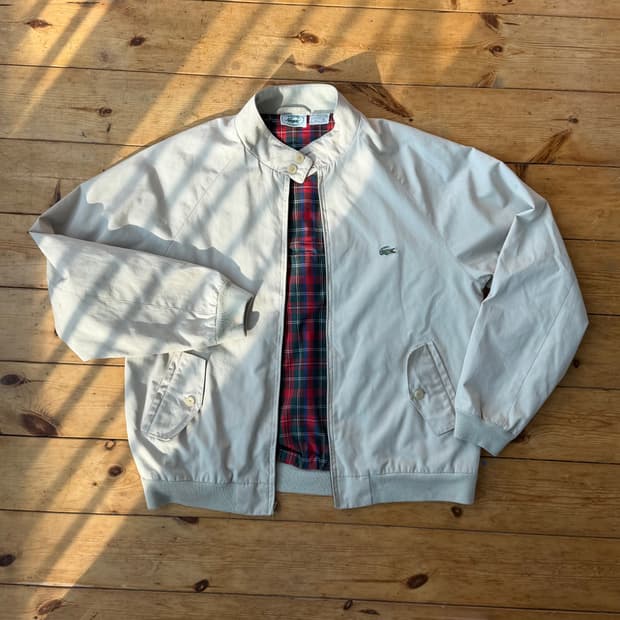 90‘s IZOD 라코스테 해링턴(바라쿠타) 자켓 