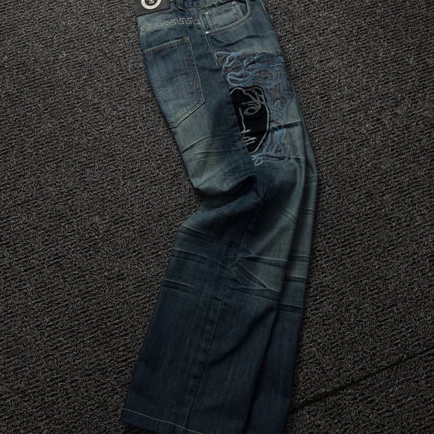베르사체 메두사 빅로고 아카이브 데님 팬츠 692