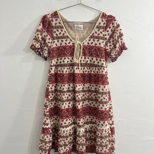 laboratory work hippie mini dress
