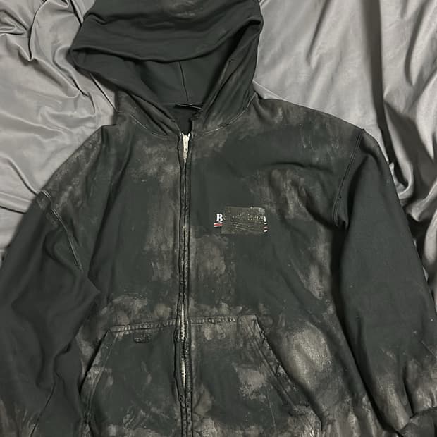 발렌시아가 개퍼 후드집업 M