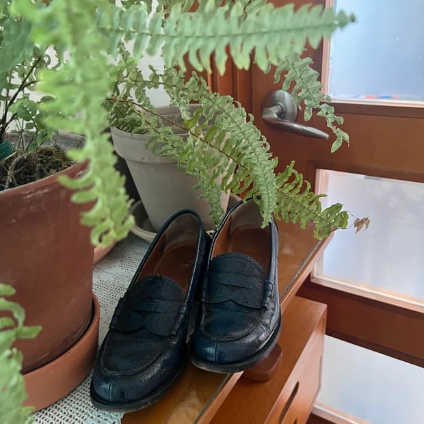 처치스 여성 로퍼 235 37사이즈 네이비