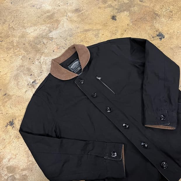 [정품/L] 프리즘웍스 블랙 코듀로이 칼라 자켓 b18