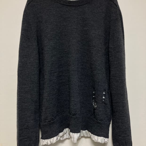 마르지엘라 디스트레스드 니트(XL)