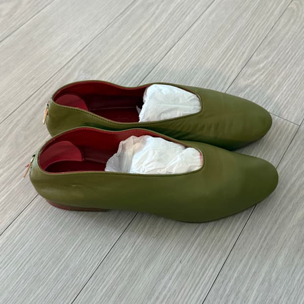 Archivépk 아크이브앱크 플랫 슈즈 올리브 36사이즈