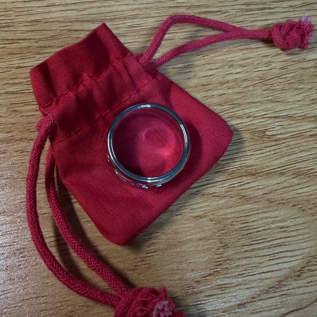 디젤 Dx1108 스테인리스 스틸 밴드 링 8호