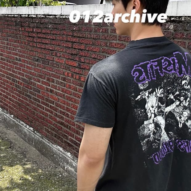 90s og misfits die die my darling 밴드티