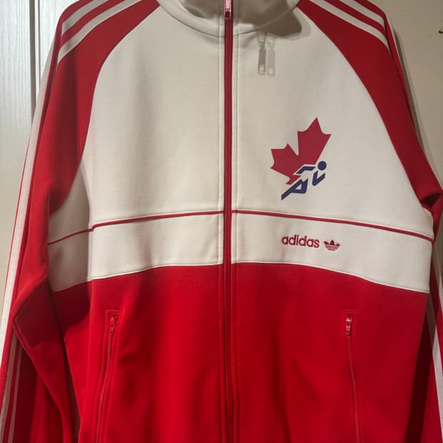 급처)아디다스 희귀 구 캐나다 트랙탑 져지 파란 졸라맨