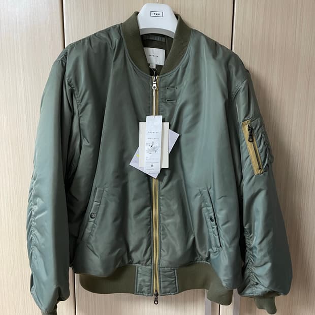 [L] 셔터 앤티크 MA-1 자켓 세이지 그린(✨새상품)