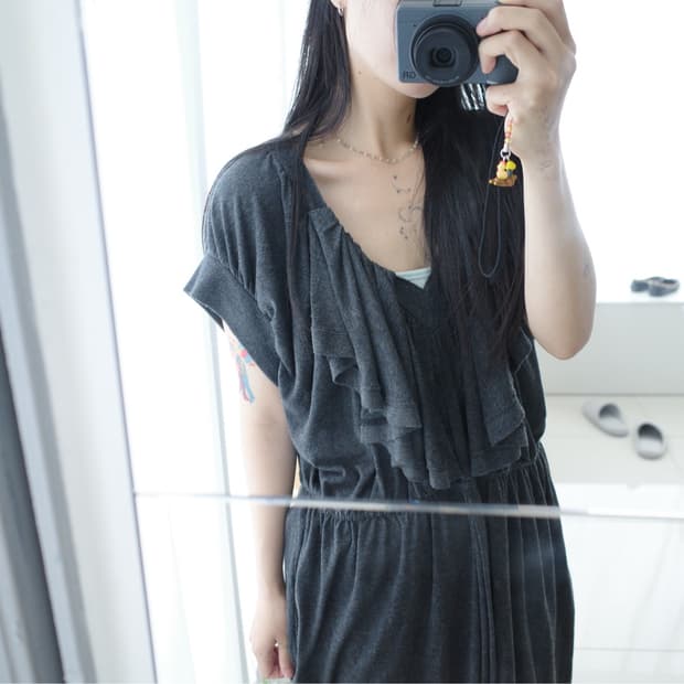 Shirring dress