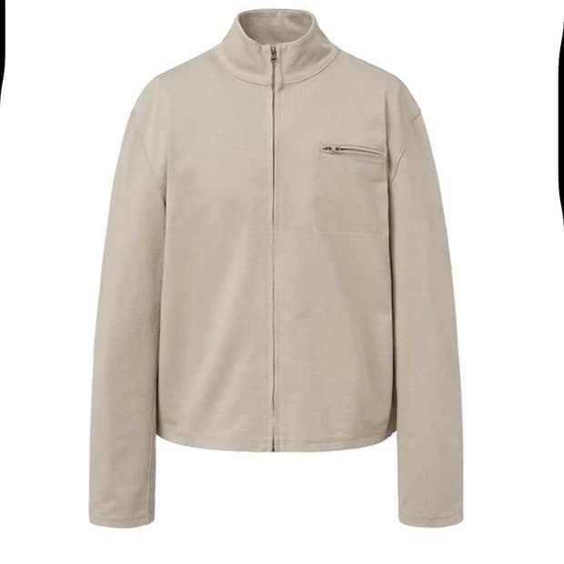 아모멘토 슬림핏 포켓 점퍼 L