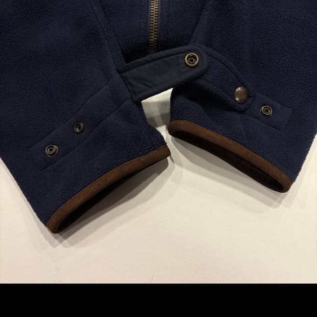 [XL] 90s 폴로랄프로렌 헌팅 플랩 버튼 네이비 플리스 자켓