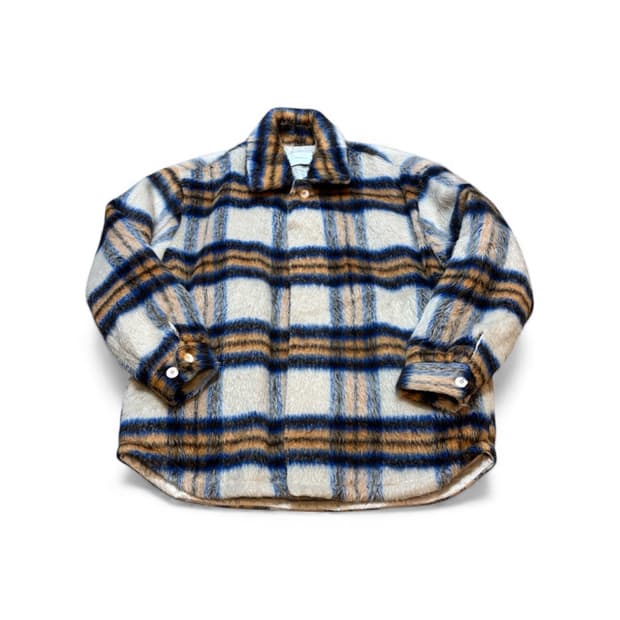 프론테 모헤어 울체크 자켓