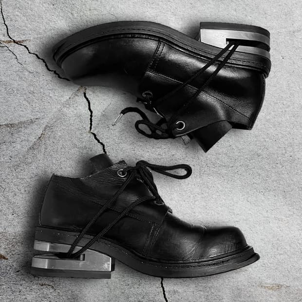 bikkembergs 비캠버그 메탈 힐 더비슈즈 43 (275)