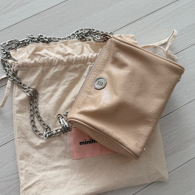 미닛뮤트 브렛 미니 베이지 체인백