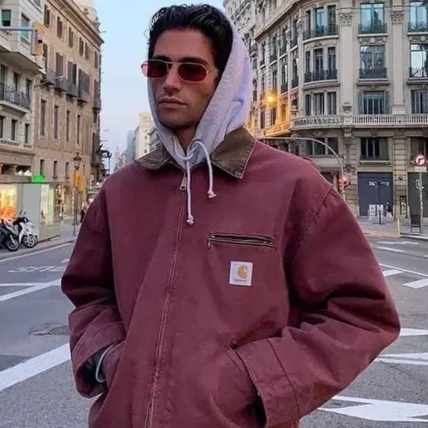 칼하트 디트로이트 자켓 wj097 vrs 빈티지로즈 xl 구매