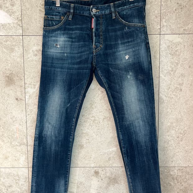 디스퀘어드2 데미지 워싱 청바지 46 정품