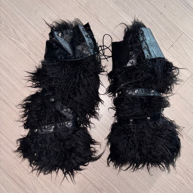 갸루 y2k 레그워머 