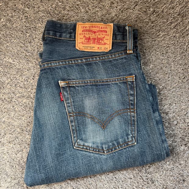 00‘s Levis 505 스트레이트 데님 팬츠