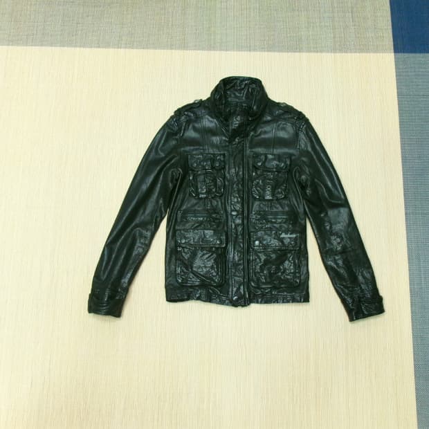 (L/100) 버커루 베지터블 가죽자켓 B103LR320P