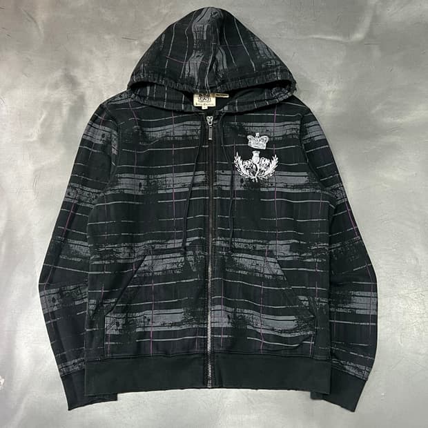  쥬시꾸뛰르 프린팅 후드 집업 y15652